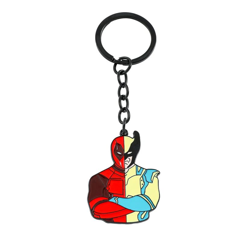 Deadpool and Wolverine Pendant Keyring