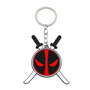 Deadpool Double Knife Keyring