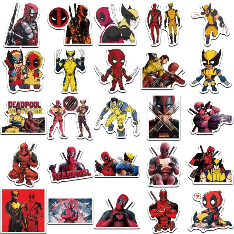 50 PCS Deadpool & Wolverine Stickers - Image 6