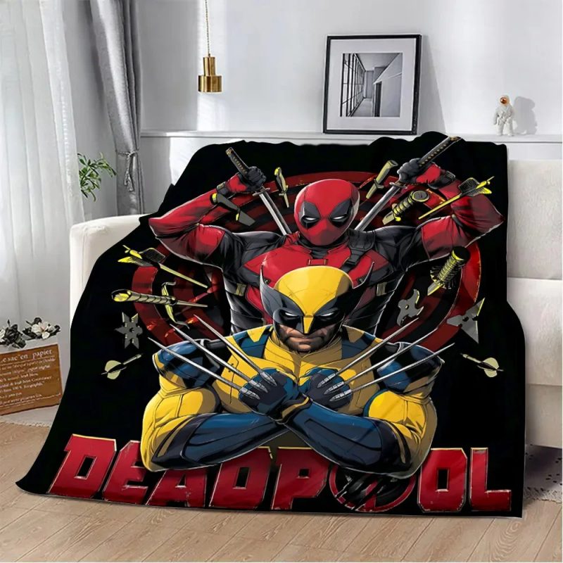 Deadpool & Wolverine Luxury Throw – All-Season Cosy Upgrade