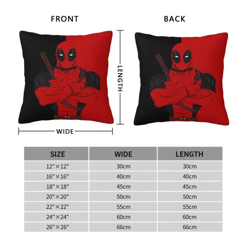 Deadpool Crossed Arms Cushion Cover - Image 7