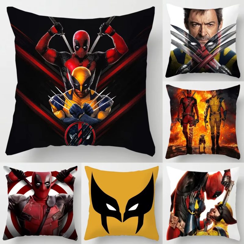 Deadpool & Wolverine Team-Up Cushion Cover - Image 2