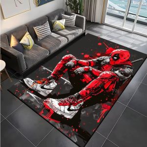 Deadpool Rug – Premium Comic Art Floor Statement