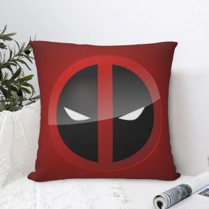 Deadpool Cushion Cover – Iconic Marvel Logo