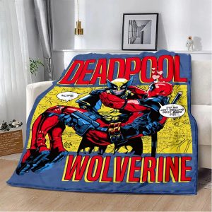 Wolverine Berserker Deadpool Chaos Throw – Stain-Resistant Fabric