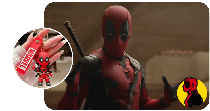 Deadpool Keyrings