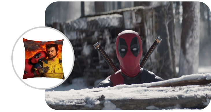 Deadpool pillows