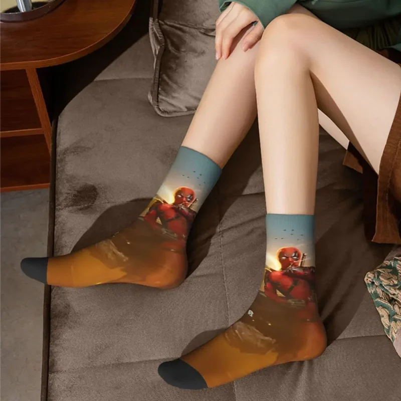 Movie Scene Deadpool & Cable Socks - Image 2