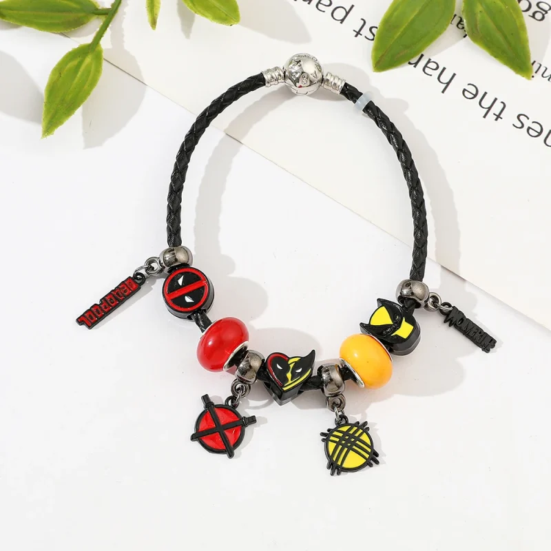 Deadpool & Wolverine Charm Bracelet - A Heroic Mashup - Image 2