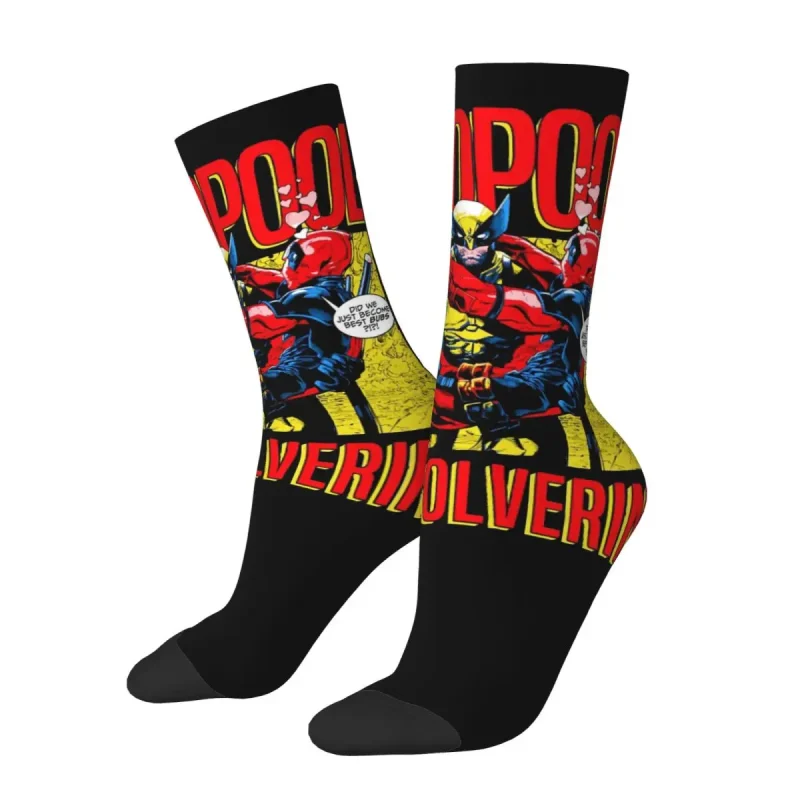 Comic Style Deadpool & Wolverine Socks - POW! Footwear - Image 5