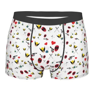 Deadpool & Wolverine Pattern Boxer Briefs