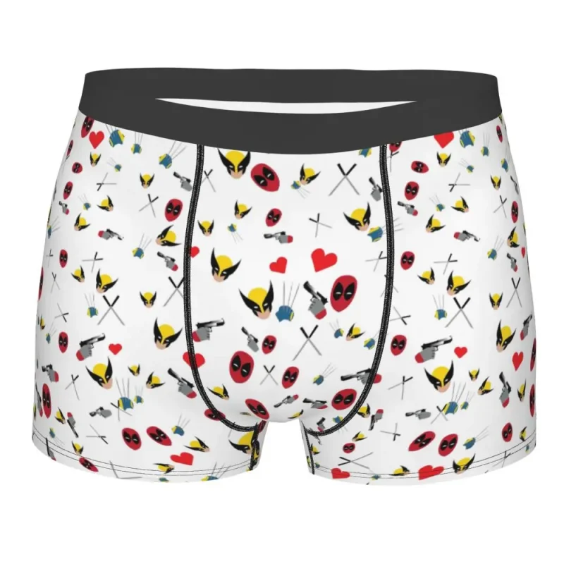 Deadpool & Wolverine Pattern Boxer Briefs