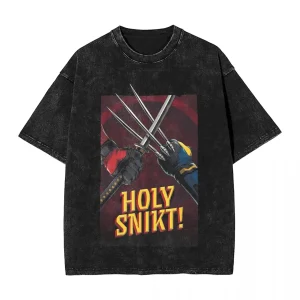 Deadpool vs Wolverine T-Shirt : Epic Showdown