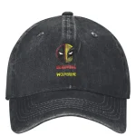 Deadpool & Wolverine Split Logo Baseball Cap - Dynamic Duo Style