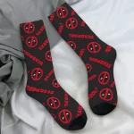 Deadpool Logo Pattern Socks - Iconic Merc Footwear