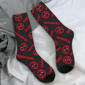 Deadpool Logo Pattern Socks - Iconic Merc Footwear