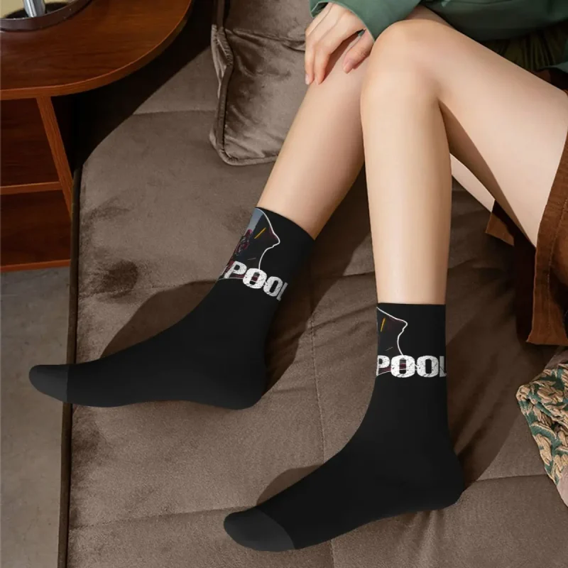 Deadpool Mask Outline Socks - Image 3