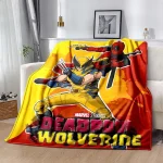 Deadpool vs Wolverine Blanket – Waterproof Lounge Essential