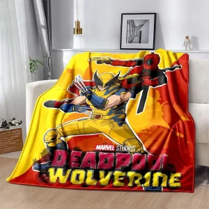 Deadpool vs Wolverine Blanket – Waterproof Lounge Essential