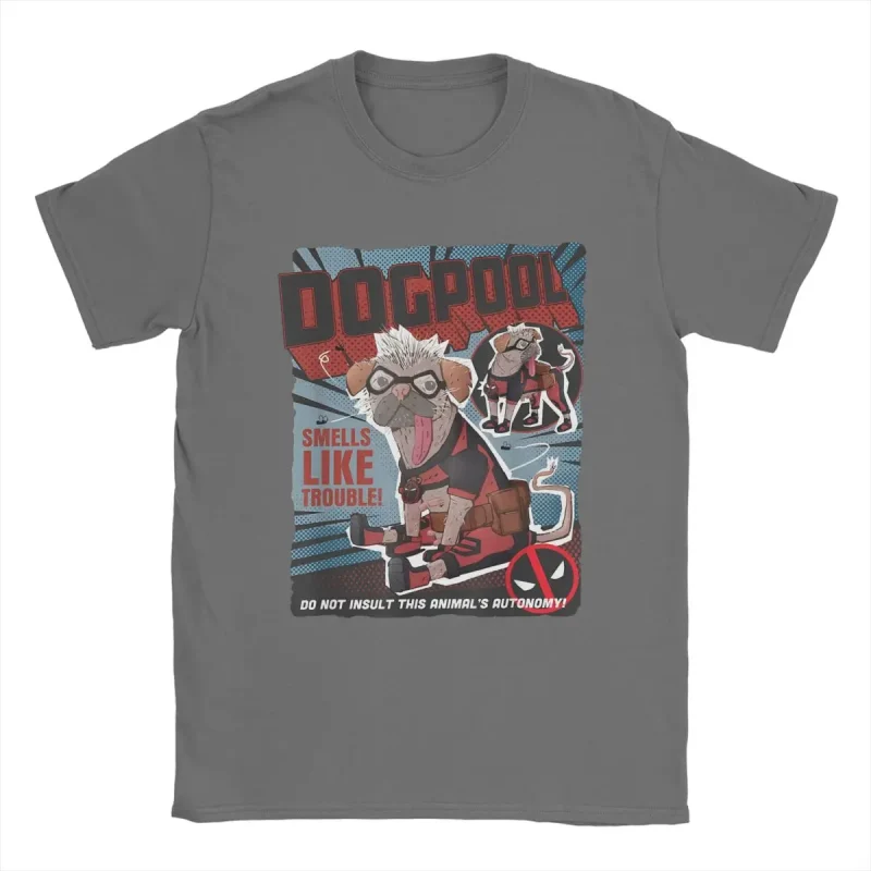 Dogpool "Smells Like Trouble!" T-shirt - Image 20
