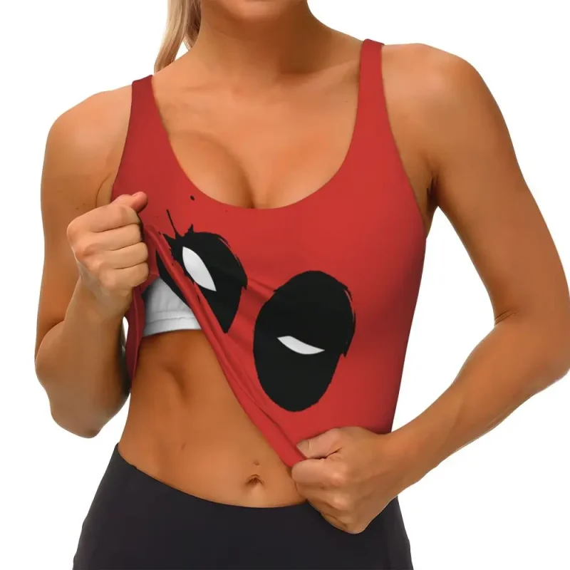 Deadpool Mask Crop Top - Iconic Merc Style - Image 5