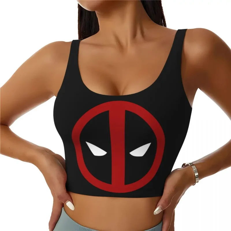 Deadpool Logo Crop Top - Image 3
