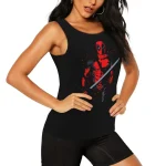 Deadpool Katana Splash Tank Top