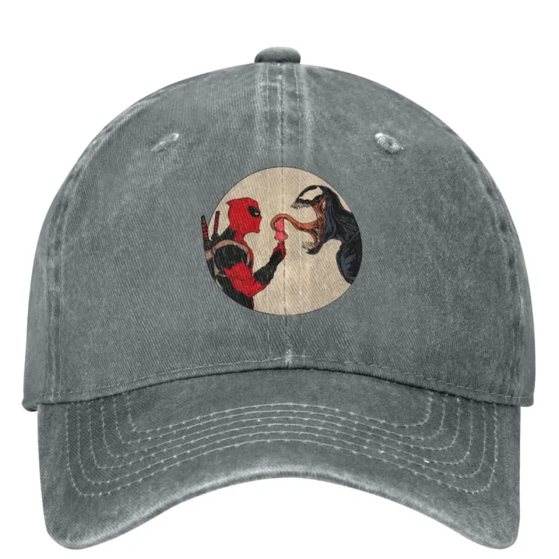 Deadpool & Venom Baseball Cap - Symbiotic Style - Image 6