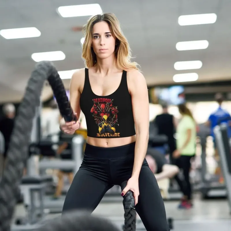 Deadpool & Wolverine Intense Crop Top - Unstoppable Duo - Image 2