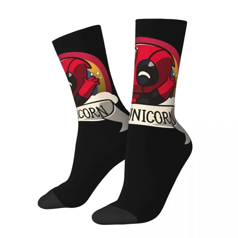 "I'm a Unicorn" Deadpool Socks - Magical Merc Footwear - Image 4