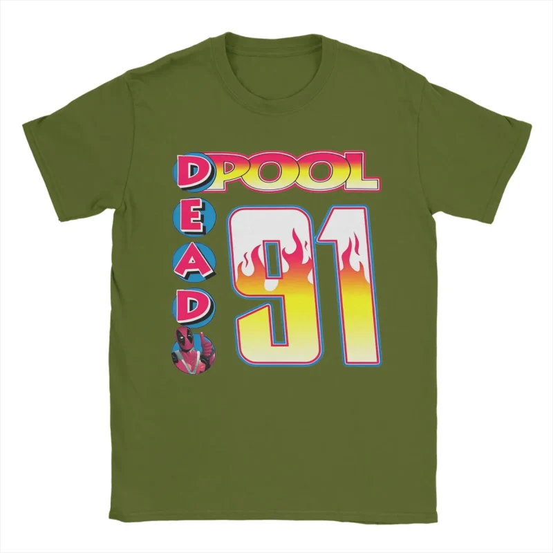 Deadpool '91 Retro Style T-Shirt - Image 11