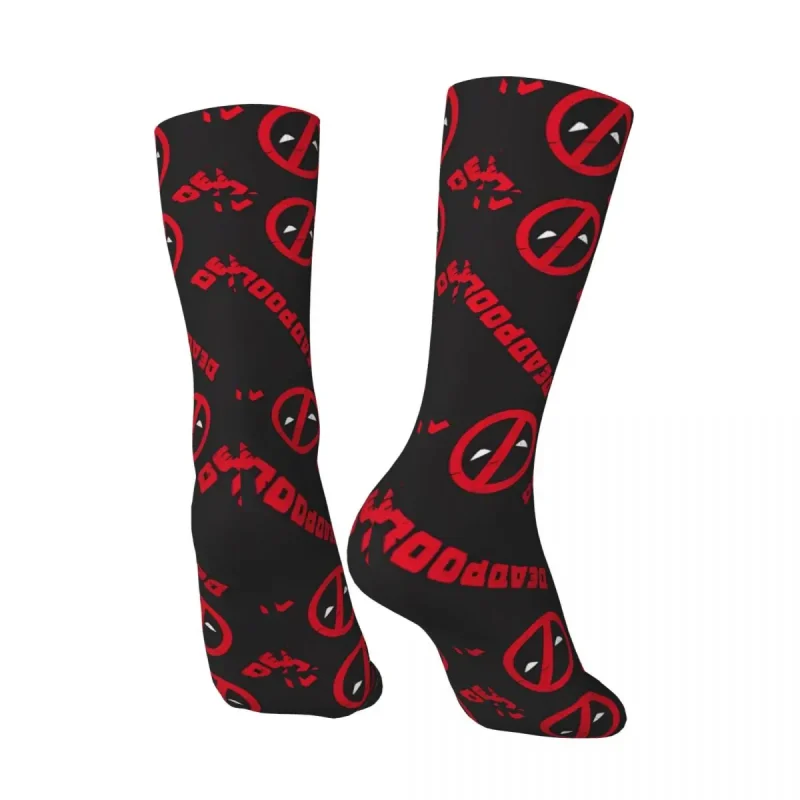 Deadpool Logo Pattern Socks - Iconic Merc Footwear - Image 3