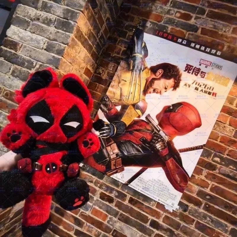 Deadpool Plush - Red and Black Fluff - Image 4