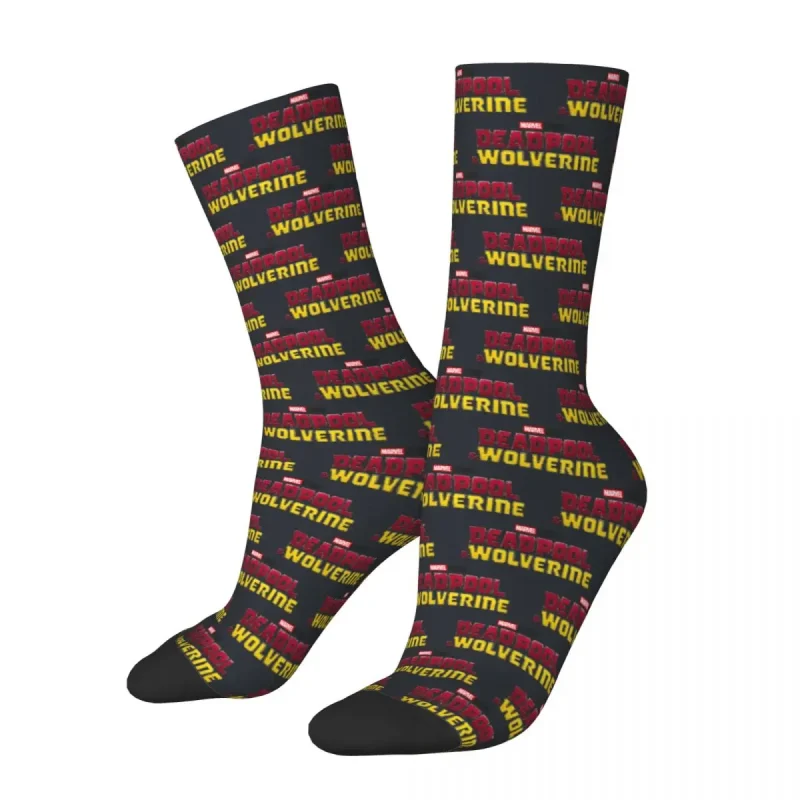 Wolverine Logo Pattern Socks - Repeating Hero Footwear - Image 4