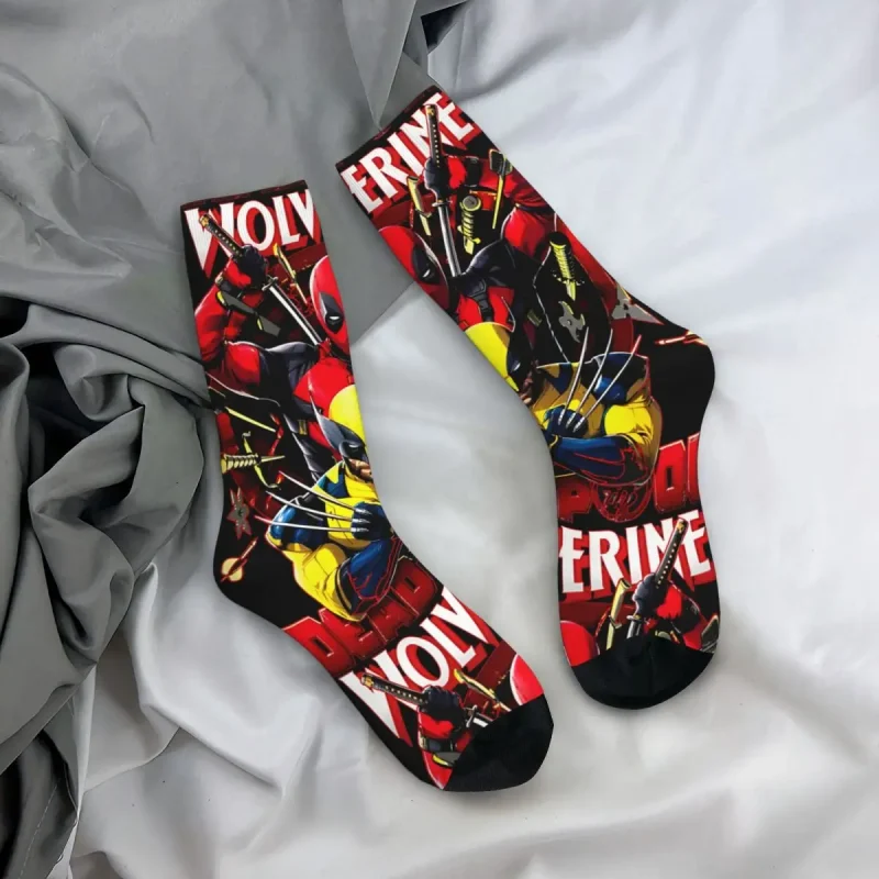 Intense Deadpool & Wolverine Socks