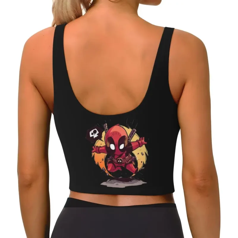 Chibi Deadpool Crop Top - Adorable Merc Style - Image 6