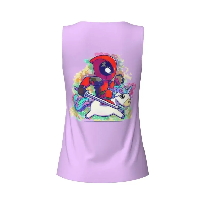 Deadpool Unicorn Ride Tank Top - Image 5