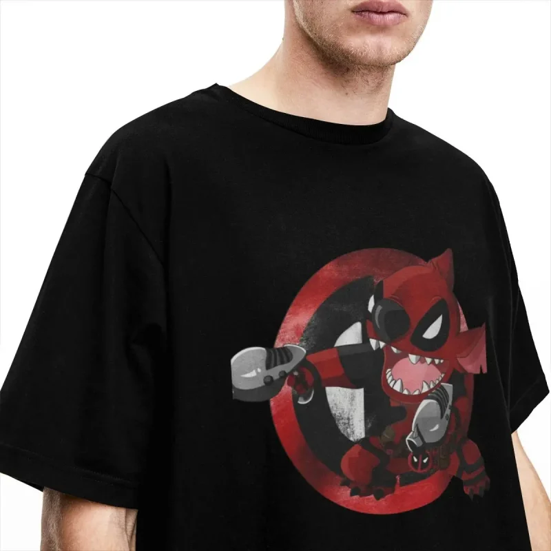 Stitch Meets Deadpool T shirt - Image 4