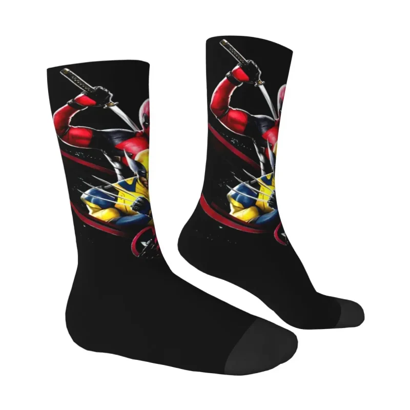 Action Pose Deadpool & Wolverine Socks - Image 5