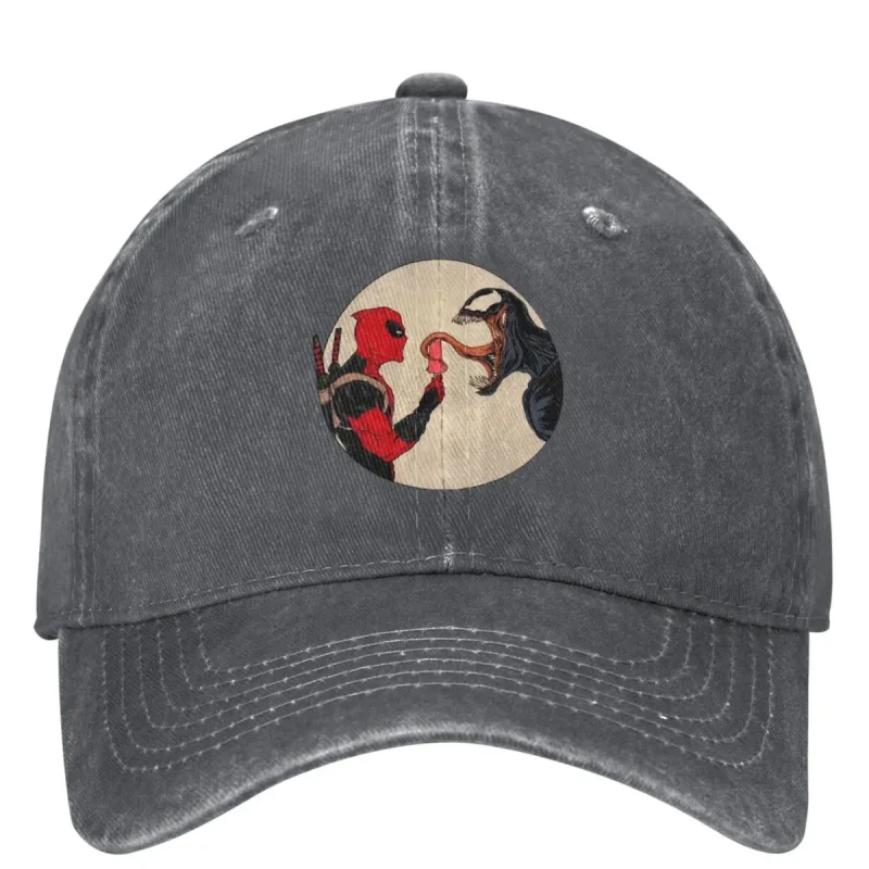 Deadpool & Venom Baseball Cap - Symbiotic Style - Image 7