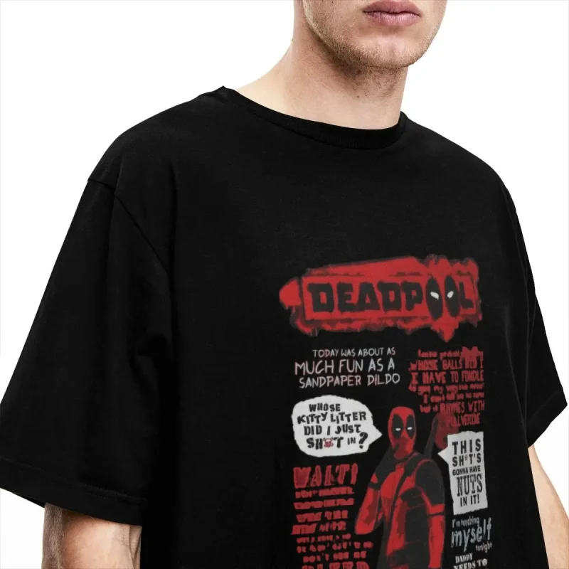 Deadpool Iconic Quotes T-shirt - Image 4
