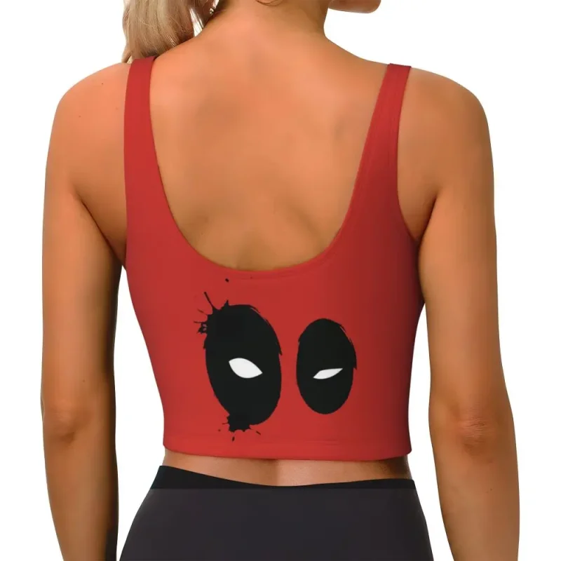 Deadpool Mask Crop Top - Iconic Merc Style - Image 6