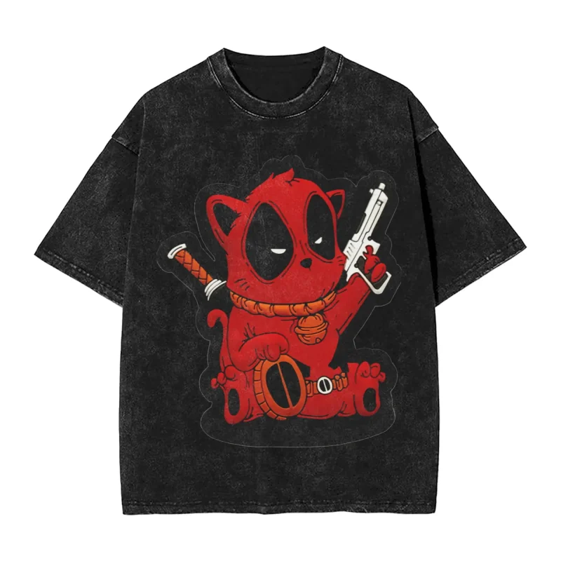 Kittypool – Deadpool Meets Hello Kitty T-Shirt - Image 12