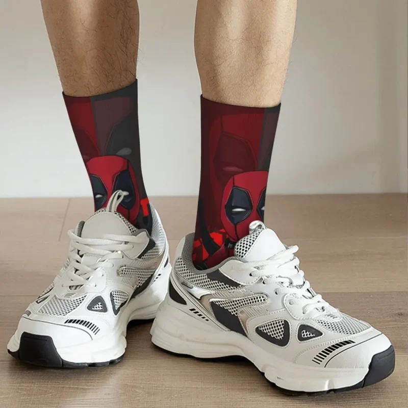 Red Shade Deadpool Socks - Image 2