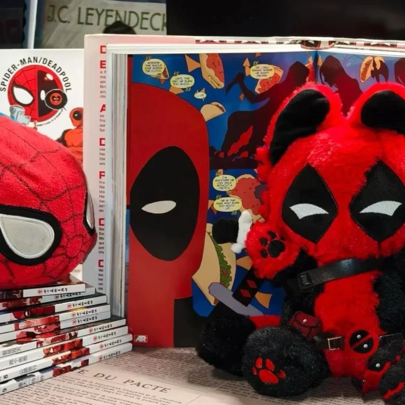 Deadpool Plush - Red and Black Fluff - Image 3