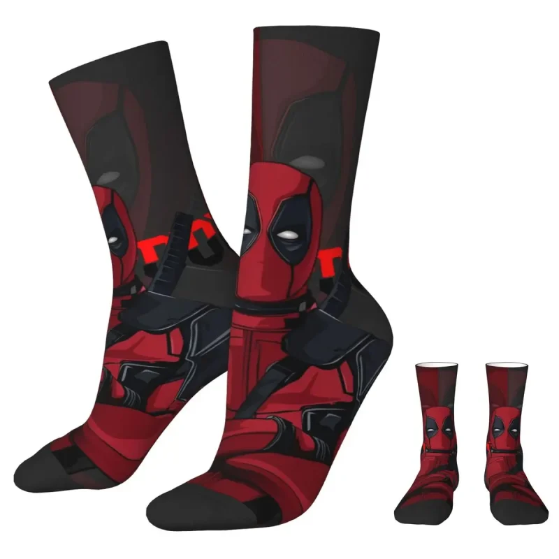 Red Shade Deadpool Socks - Image 4