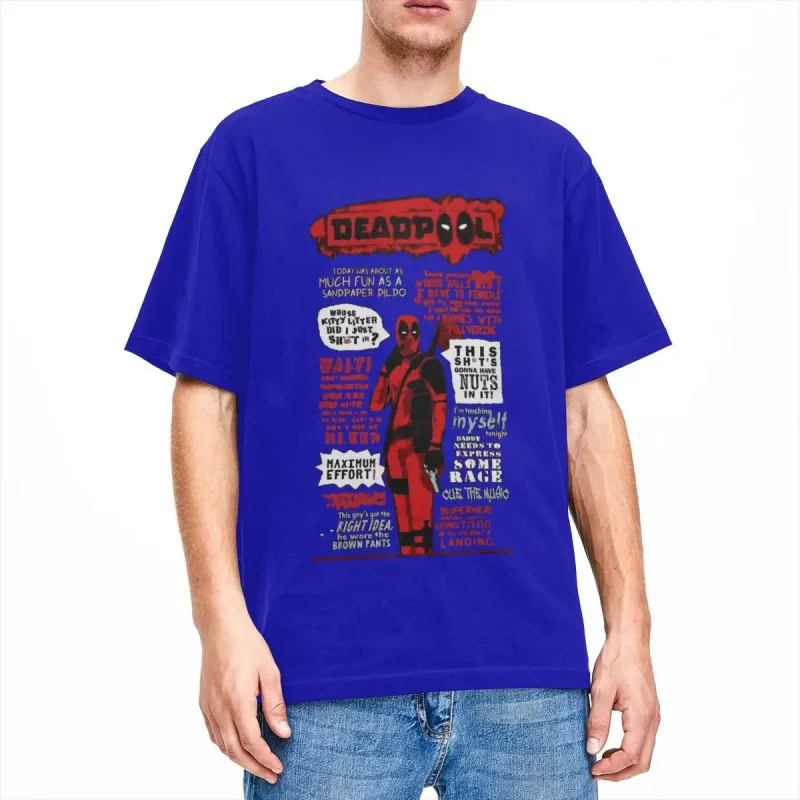 Deadpool Iconic Quotes T-shirt - Image 9