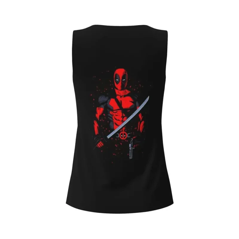 Deadpool Katana Splash Tank Top - Image 5