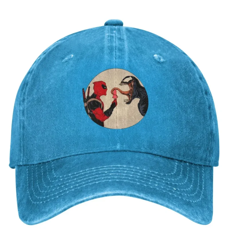 Deadpool & Venom Baseball Cap - Symbiotic Style - Image 8