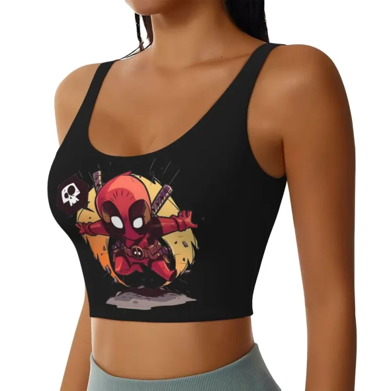 Chibi Deadpool Crop Top - Adorable Merc Style